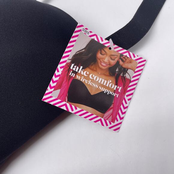 Maidenform Self Expressions Women's Wireless Strapless Bra Black Size 36DD - Picture 3 of 6